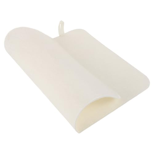 VALICLUD Verdickte Saunamatte Nass Texturiert Drinnen Waschbar Kissen Badmatten Beheizte Badematte Für Absorption Nicht-schlupf-duschmatte Sauna Matte Beige Gefühlt von VALICLUD