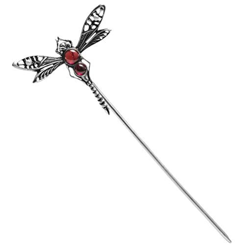 VALICLUD Versilberter Haarschmuck Haarstäbchen mit Libellen Design Langlebiger Chignon Haarnadel für Damen Passend zu Hanfu und Chinesischer Kleidung Stilvoller Haarschmuck für Alltag und von VALICLUD