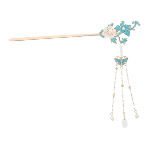 VALICLUD Antike Chinesische Blumenhaarnadel Mit Quaste Emaille-oberfläche Aufwendigem Blumenmuster Leichtem Design Für Hanfu-kleidung Klassisch-moderner Frisur-accessoire Für Frauen von VALICLUD