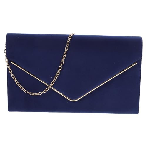 VALICLUD Vintage Crossbody Bag Damen Elegant Schultertasche aus Polyester und Nylon Minimalistisches Design mit Kette Stilvolle Handtasche für Abendveranstaltungen und Formelle Anlässe von VALICLUD