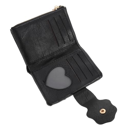 VALICLUD Reißverschlusshandtasche Damen Kartenhalter Portemonnaie Für Frauen Kleine Geldbörse Mit Blumenmuster Aus Strapazierfähigem Pu-Material Sicher Und Praktisch von VALICLUD