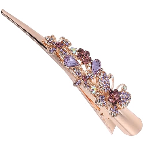 VALICLUD Vintage Haarklammer mit Strasssteinen Große Haarklammer für Damen und Teenager Leichter Haarschmuck Robust und Modisch Geeignet für Partys und Vielseitige Frisuren von VALICLUD