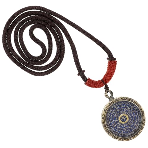 VALICLUD Vintage Halskette Damen mit Zartem Anhänger Sweater Chain Schmuckkette Modisches Medaillon Angenehme Textur für Alltag Date und Festliche Anlässe von VALICLUD