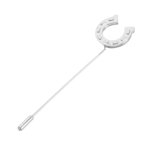 VALICLUD Vintage Horseshoe Brosche für Damen und Herren Retro Anstecknadel aus Langlebigem Material mit Polierter Oberfläche Vielseitiges Accessoire für Anzüge Cardigans und Mäntel Sicherer von VALICLUD