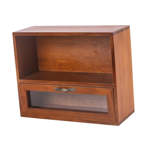 VALICLUD Vintage Kosmetik Aufbewahrungsschrank Vintage Style Fächer für Make Up Zeitschriften Kosmetik Robustes Stilvolle Dekoration Langlebig und Geruchlos VALICLUD Vintage Kosmetik Aufbewahrungsschrank Vintage Style Fächer für Make Up Zeitschriften Kosmetik Robustes Stilvolle Dekoration Langlebig und Geruchlos von VALICLUD