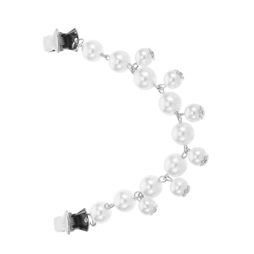 VALICLUD Vintage Perlen Cardigan Verschluss Schnalle Eleganter Schalclip für Damen Stilvoller Strickjackenhalter Pullover Clips mit Retro Schaldesign Warm und Einfach zu Tragen von VALICLUD