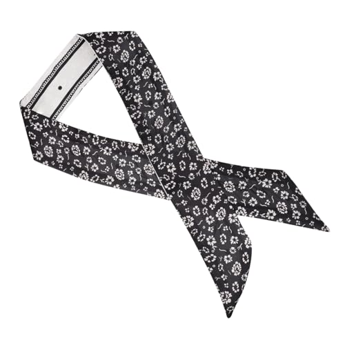 VALICLUD Vintage Schmaler Seidenschal Haarschmuck Haarband mit Knoten Modisches Multifunktionales Stirnband und Tasche Schal für Damen Langlebiges Material Vielseitig Tragbar als Haarband von VALICLUD