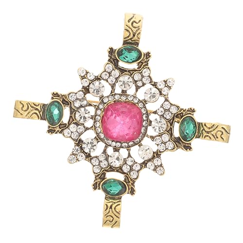 VALICLUD Broschen für Damen christlicher Kreuzstift Ornament Hochzeitsdekorationen Frauennadeln Vintage-Kreuz-Anstecknadel Mädchen Korsage Viktoria Strasssteine Fräulein von VALICLUD