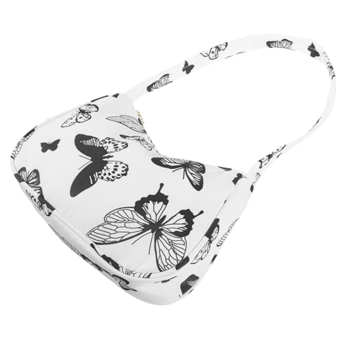 VALICLUD Vintage Schultertasche Damen Leichte Umhängetasche aus Robustem Material mit Mittlerer Kapazität Praktischem Stauraum für Handy und Geldbörse Modische Unterarmtasche für Alltag von VALICLUD