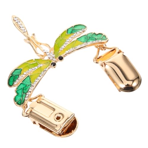 VALICLUD Vintage Strickjacken Clip mit Metall und Funkelnden Strasssteinen Eleganter Schal und Pullover Clip für Damen und Herren für Kleider und Jacken von VALICLUD