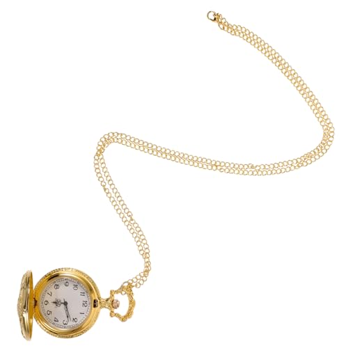 VALICLUD Retro-taschenuhr Mit Exquisitem Muster Vintage-Uhr Für Herren Und Damen Digitale Anzeige Robuste Materialien Kompaktes Design Leicht Zu Tragen von VALICLUD