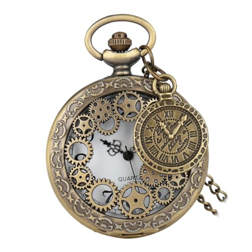 VALICLUD Zarte Taschenuhr Vintage Klassische Hängende Uhr Mit Kettenhalskette Aus Edelstahl Für Damen Und Herren Dekoration Für Besondere Anlässe Als Zu Weihnachten Oder von VALICLUD