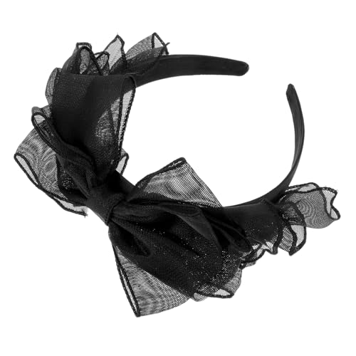 VALICLUD Retro-stil Stirnband Mit Spitze Schleife-knoten Für Kopfschmuck Haarreifen Anlässe Wie Hochzeiten Und Feiern Aus Hochwertigem Material von VALICLUD