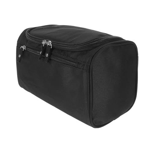 VALICLUD Wäschesack Kosmetiktasche Reise Waschtasche Herrenpflegetasche Organisierer Reisender Wesentlicher Wesentlich Kulturbeutel Für Männer Reise-badetasche Friseurtasche Schwarz Nylon von VALICLUD
