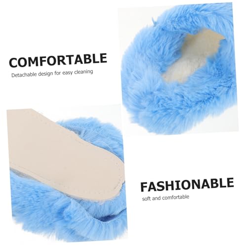 VALICLUD Warme Flauschige Clog-einlegesohlen für Damen und Herren Abnehmbare Waschbare Winter-Boot-Liner aus Plüsch Kuschelige Langlebige Fütterung für Haus Outdoor-Schuhe von VALICLUD