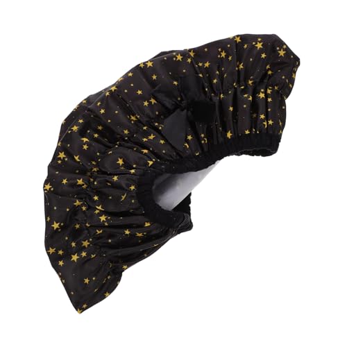 VALICLUD Wasserdichte Doppellagige Duschhaube mit Schleife Verstellbare Badekappe für Damen Fest Sitzende Schlafmütze Schützend und Hautfreundlich für Baden Duschen und Haarkur von VALICLUD