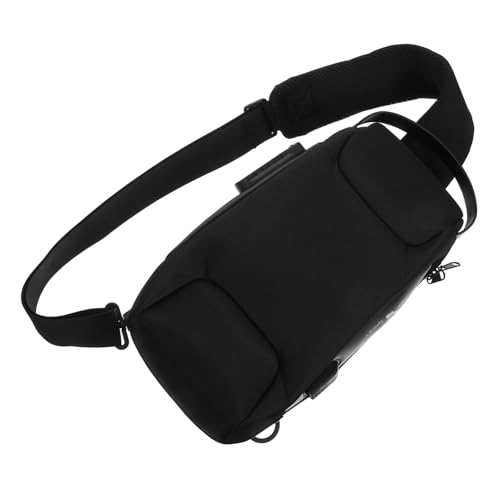 VALICLUD Wasserdichte Herren Brusttasche Sling Bag mit Diebstahl Reißverschluss und Code Schloss Leichte Umhängetasche für Reisen Alltag Camping und Shopping Praktisches Crossbody Pack von VALICLUD