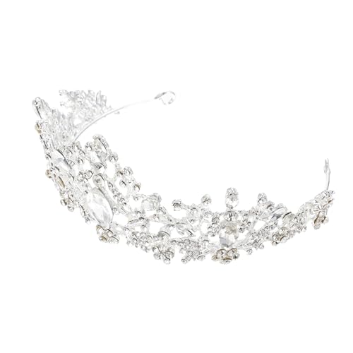 VALICLUD Wasserdichte Strass Hochzeit Tiara für Damen Elegant Braut Diadem Haarschmuck Party Festlich Glänzend VALICLUD Wasserdichte Strass Hochzeit Tiara für Damen Elegant Braut Diadem Haarschmuck Party Festlich Glänzend von VALICLUD