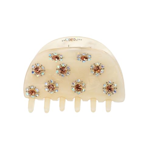 VALICLUD Wasserdichter Acryl haarclip mit Strass Rutschfeste Haarklammer für Dickes und Dünnes Haar Stilvolle Haarklammer für Frauen Passender Haarschmuck für Alltag und Feierlichkeiten von VALICLUD