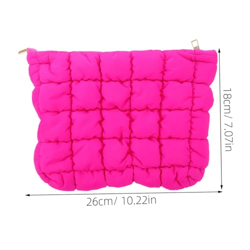 VALICLUD Weiche Kosmetiktasche Damen Reisetasche mit Praktischem Gitterdesign Leicht Kompakt Vielseitig für Business Alltag und Reisen Sichere Aufbewahrung für Make Up Essentials von VALICLUD