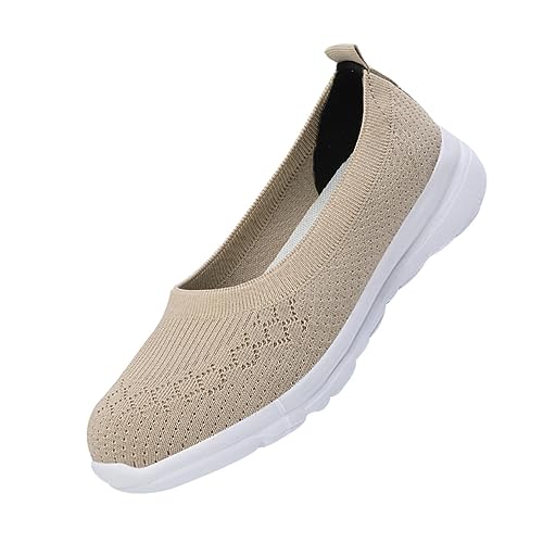 VALICLUD 1paar Damen Sport Schuhe Für Mütter Atmungsaktive Und Leichte Freizeit Sneakers rutschfeste Outdoor Schuhe Für Laufen Und Gehen Für Reisen Und Alltag von VALICLUD