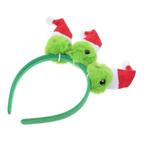 VALICLUD Weihnachtliches Haarband Mit Plüschball Lustiges Weihnachts-stirnband Für Xmas-partys Familienfeiern Und Kostüme Dekorations-accessoire Für Erwachsene von VALICLUD