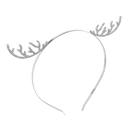 VALICLUD Weihnachts Haarreif Mit Glitzer-rehgeweih Festliches Accessoire Für Damen Und Mädchen Für Feiertagsfeiern Halloween-cosplay Und Karneval Langlebig Und Leicht von VALICLUD