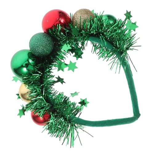 VALICLUD Weihnachts-haarband Mit Bunten Kugeln Und Festlichem Design Kreatives Party-accessoire Für Festliche Anlässe Und Weihnachtsfeiern Bequem Und Langlebig von VALICLUD