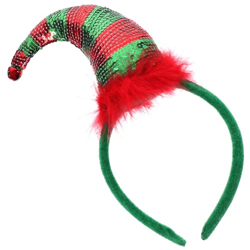 VALICLUD Weihnachts-haarreif Mit Glitzer-hut Funkelndes Weihnachts-accessoire Für Partys Familienfeiern Und Festliche Anlässe Für Erwachsene Und Sorgt Für Festliche Stimmung von VALICLUD