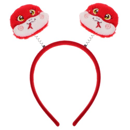 VALICLUD Weihnachts-haarreif Mit Schlangen Snake Year Headband Für Frauen Niedliche Accessoires Für Cosplay Und Rot Vielseitig Und Haarschonend von VALICLUD