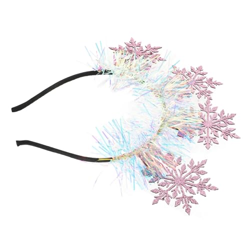 VALICLUD Weihnachts-schneeflocken Haarreif Für Und Mädchen Festlicher Kopfschmuck Silberfarbenen Schneeflocken Für Und Feiertagsfeiern Haaraccessoires Für Urlaubspartys von VALICLUD