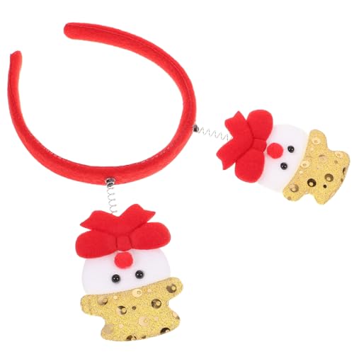 VALICLUD Weihnachts-stirnband Mit Schneemann-design Leicht Und Bequem Festliche Haaraccessoires Für Erwachsene Für Weihnachtsfeiern Und Feiertage von VALICLUD