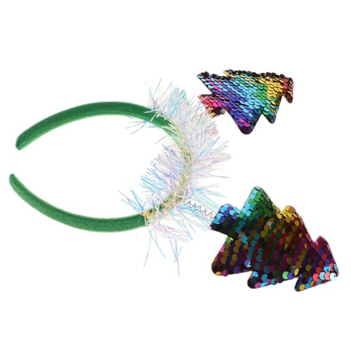 VALICLUD Haarreif in Baumform Weihnachts-haarschmuck Weihnachtsparty-accessoire Für Mädchen von VALICLUD