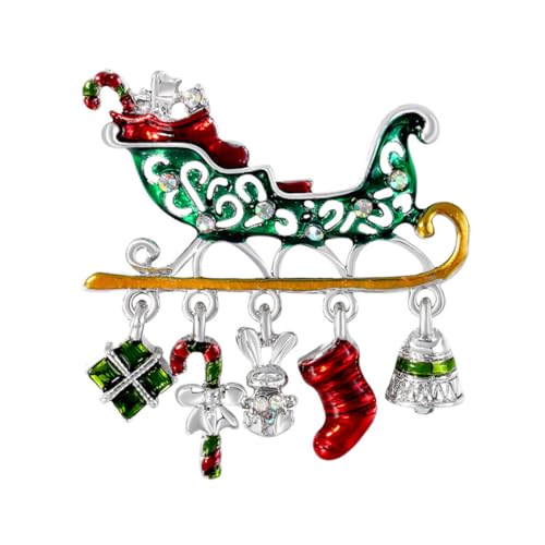 VALICLUD Weihnachtsbrosche Cartoon Design Aus Lustige Festliche Anstecknadel Für Kleidung Als Geschenkidee Für Weihnachten Partys Und Feierliche Anlässe Leicht Und Langlebig von VALICLUD