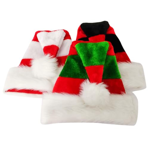 VALICLUD Weihnachtsmann ütze üsch Santa Hat Für Festliche Weihnachtsmütze Und Ideal Für Weihnachten Weihnachten Deko Und Partys Warme Nikolausmütze von VALICLUD