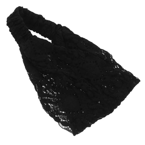 VALICLUD Weißes Haarband Seidenstirnbänder Für Damen Schal Stirnbänder Für Damen Spitzenmaske Und Stirnband Spitzenstirnbänder Für Damen Stirnband Schal Breite Elastische von VALICLUD