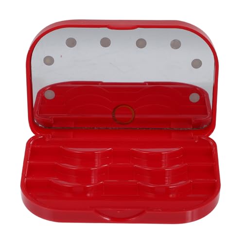 VALICLUD Wimpern-organizer Mit Spiegel Und Led-beleuchtung Aufbewahrungsbox Für Künstliche Wimpern Leicht Und Tragbar Zum Schutz Ordnen Ihrer Wimpern von VALICLUD