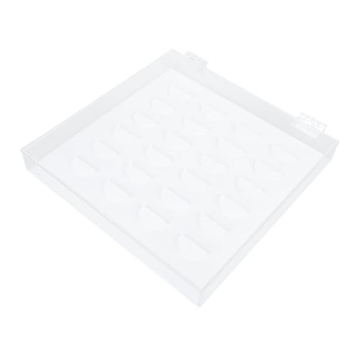 VALICLUD Wimpernaufbewahrungsbox 1 Stück Falsche Wimpern Verpackungsbox Kosmetik Organizer für Reisen Staubdichter Wimpernhalter Weiß von VALICLUD