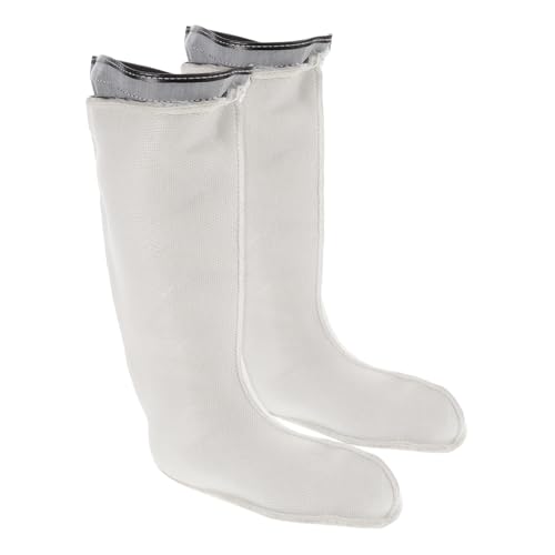 VALICLUD Winterstiefel Damen Gefüttert Arbeitsstiefel mit Plüschfutter Wasserdichte Schneeschuhe mit Hohem Schaft Warme Innenfütterung Rutschfeste Schutzschuhe für Kalte Wintertage von VALICLUD