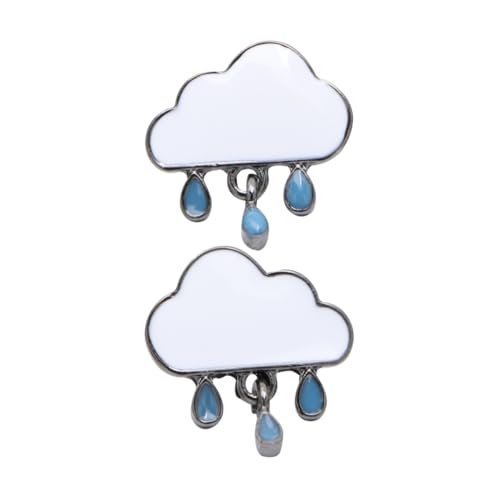 VALICLUD Wolkenförmige Tropfen Ohrringe Damen Leicht Legierung Ohrstecker Modischer Anhänger Für Alltag Und von VALICLUD