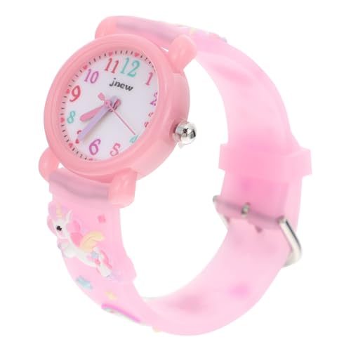 VALICLUD Einhorn Kinderuhr Für Mädchen Quarzuhr Mit Bequemem Armband Studentenuhr in Pink Analoge Armbanduhr Für Kinder Für Geschenke Zu Weihnachten Und Geburtstagen von VALICLUD