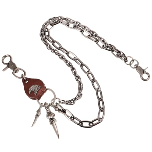 VALICLUD Hose Zubehör für Taillenketten Geldbörsenketten für Männer Punk-Accessoires bag chain hip hop kette ration hosenbügel Hosenkette hängende Kette Persönlichkeit Jeanskette schmücken von VALICLUD