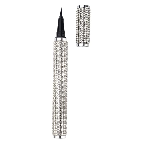 VALICLUD flüssiger Eyeliner machen- Bleistift wasserdicht Definierer eyeliner pinsel Schminksets werkzeug Eyeliner-Zeichenstift einfacher Eyeliner-Stift PU-Aufkleber Bohrer Silber von VALICLUD