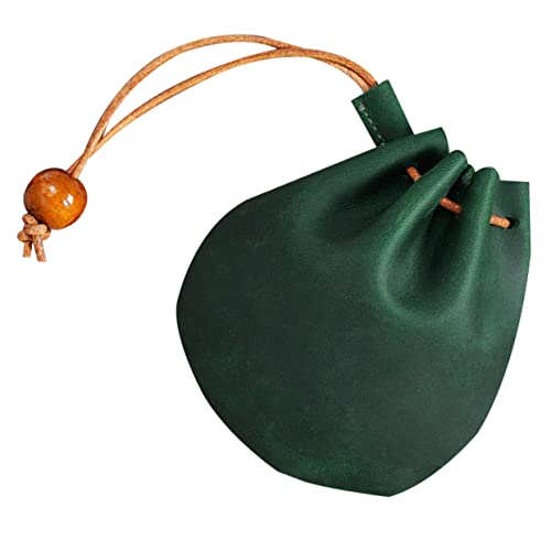 VALICLUD Mini Geldbörse Grün Wechseltasche Geldbörse Kleine Schlüsseltasche Aufbewahrungstasche Vintage Münzbörse Für Kleingeld Münzen von VALICLUD