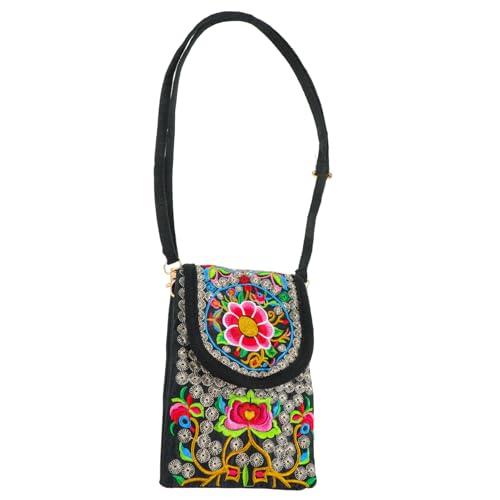 VALICLUD Dekorative Handytasche Im Ethno-stil Canvas-umhängetasche Für Outdoor-aktivitäten von VALICLUD