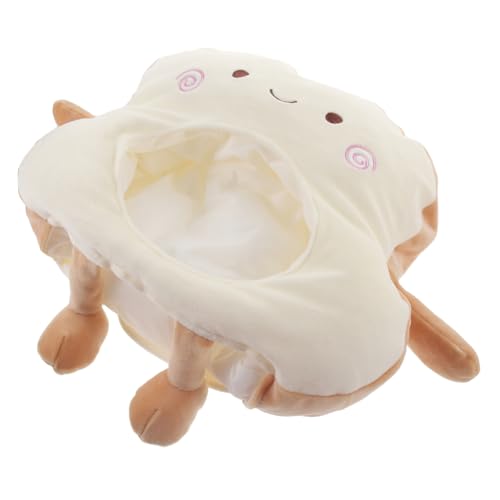 VALICLUD Toast Hut Cosplay Prop Lustige Toast-kopfbedeckung Für Partys Fotoshootings Und Bühnenaufführungen Bequemes Leichtes Kostümzubehör Für Unvergessliche Momente von VALICLUD