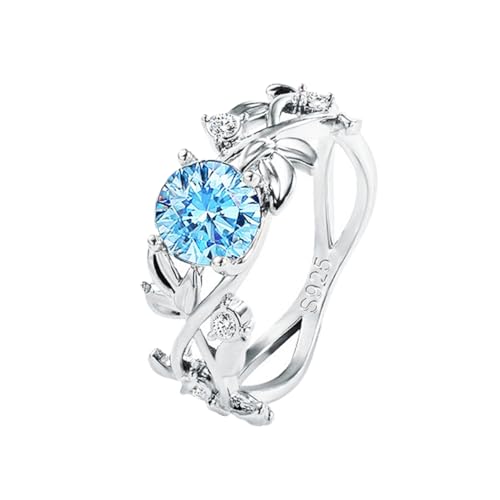 VALICLUD kreative Ringe Charm-Ringe Ringe aus Sterlingsilber Zirkonring Stapelring aus Strass Kristallring damenringe ringe für frauen Frau Fingerring schicker Ring Diamant Schmuck Fräulein von VALICLUD