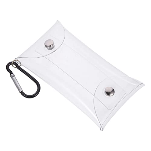 VALICLUD Klarer Geldbeutel Für Reisen Tragbare Transparente Aufbewahrungstasche Für Lippenstift Schlüssel Münzen Und Kopfhörer Für Damen von VALICLUD