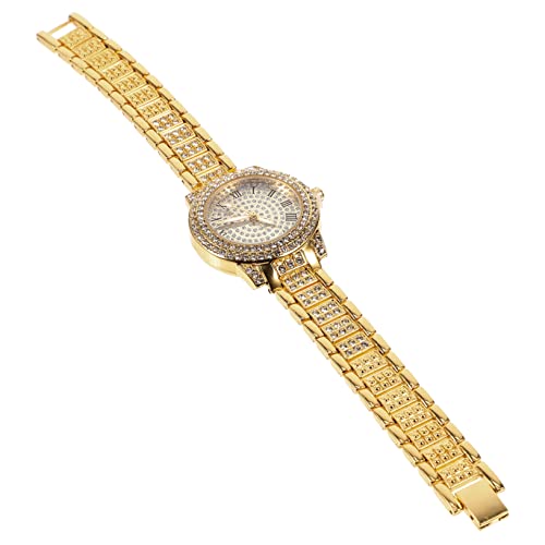 VALICLUD Herrenuhr Mit Diamanten Armbanduhr Stilvolle Uhr Für Männer Verstellbares Armband Hochwertige Materialien Mechanisches Zeitmesser Für Genaue Zeitmessung von VALICLUD