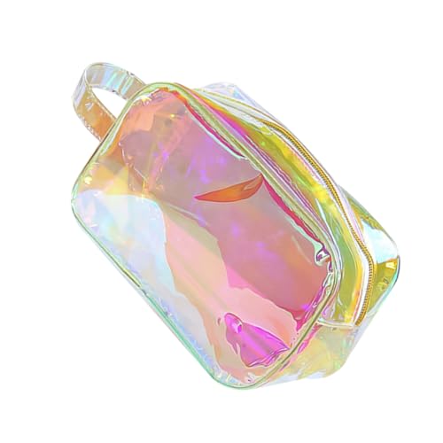 VALICLUD wasserdichte Kosmetiktasche Damen TPU Makeup Organizer mit Reißverschluss Leichte Handtasche für Reisen und Zuhause Multifunktionale Kulturtasche zur Aufbewahrung von Lippenstift von VALICLUD